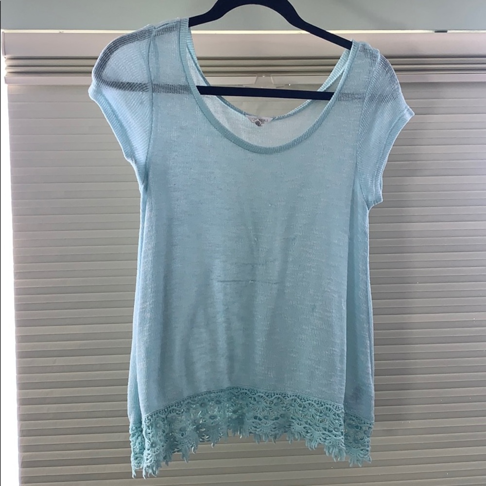 Aeropostale light blue top